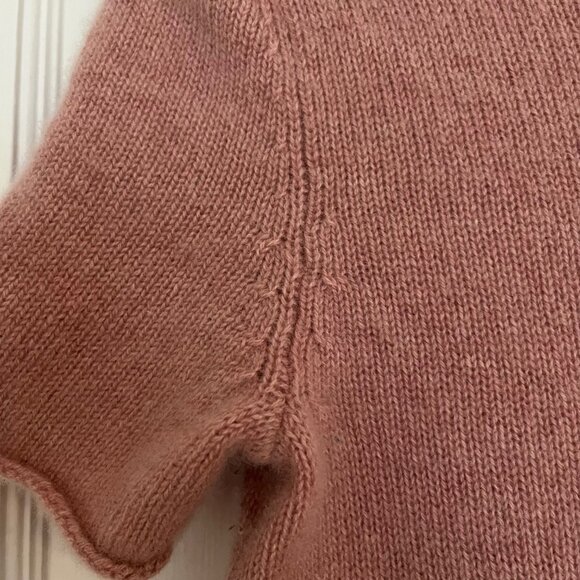 Theory Cashmere T-shirt Sweater in Soft Pink | Size XS - Picture 4 of 8
